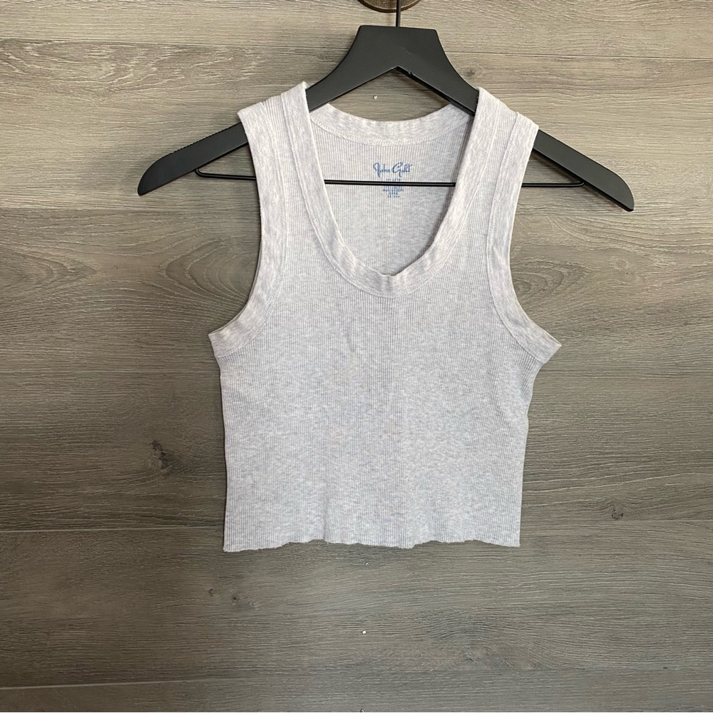 John Galt Ribbed Crop Tank